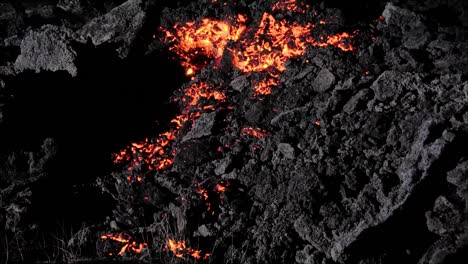 pacaya volcano rivers hdr footage capturing the dramatic scene of lava rocks falling