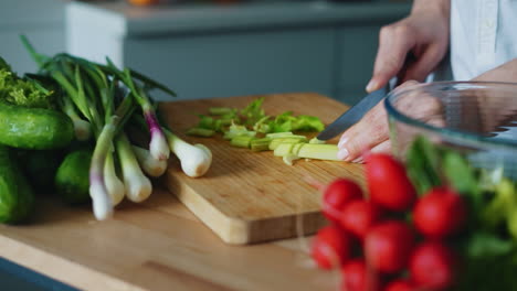 cooking fresh salad mix