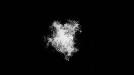 abstract powder explosion