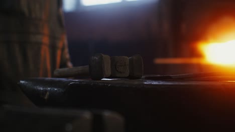 blacksmith at work