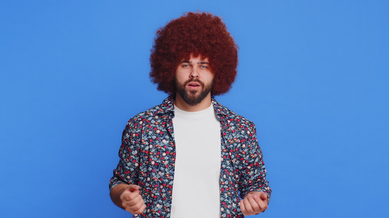 Angry young man asking why what reason of failure irritation disbelief by troubles conflict quarrel