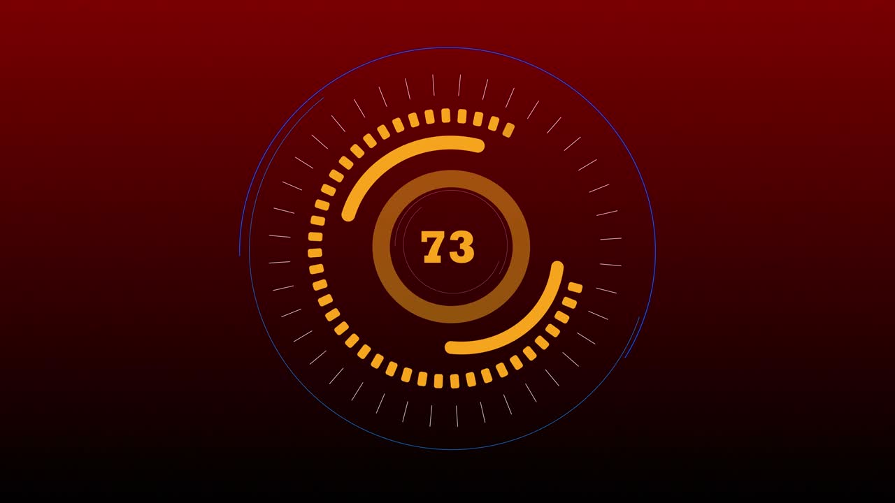 진행 바 - 디지털 스타일, 방사선 디자인