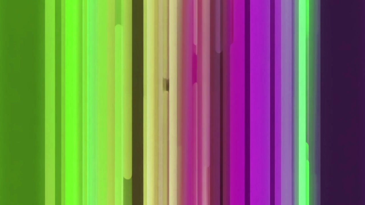 Animación abstracta de barras verticales coloridas expandiéndose y contrayéndose