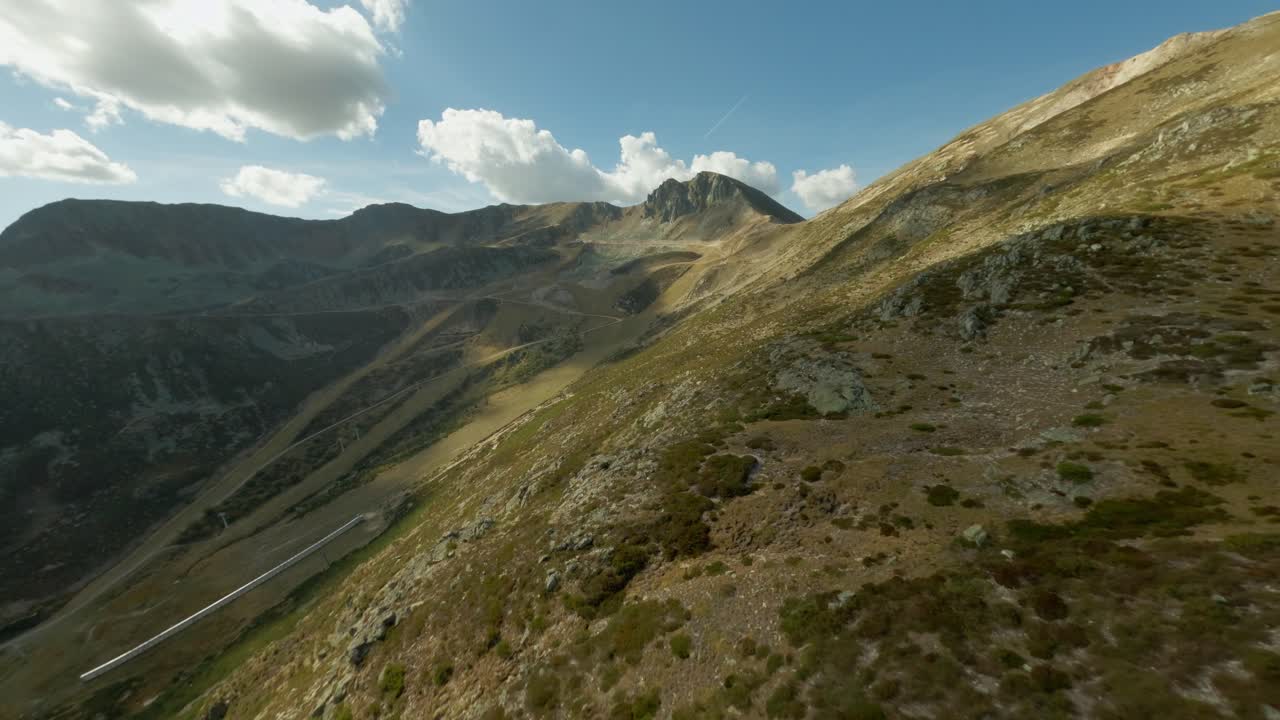 Scenario alpino ad alta quota nella catena Cantabrica spagnola