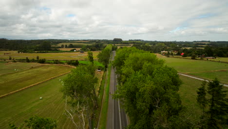 countryside transport infrastructure, farmland fields, telecommunications