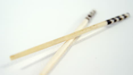 close-up of japanese style chopsticks