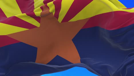 la bandera del estado de arizona.