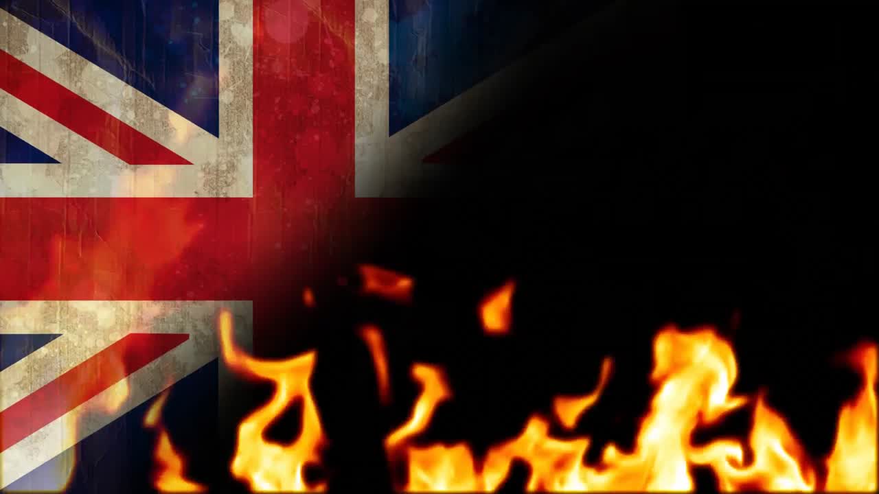 video de las llamas ardiendo