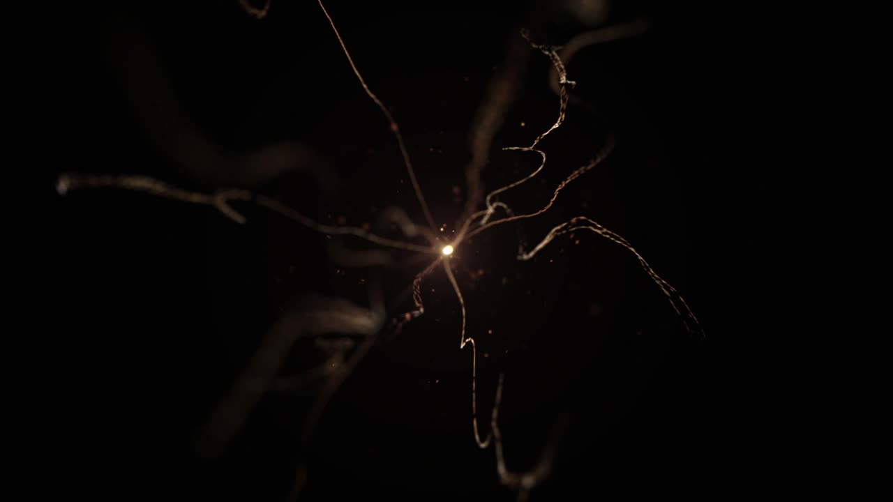 Golden Particle Burst Explosion - Big Bang