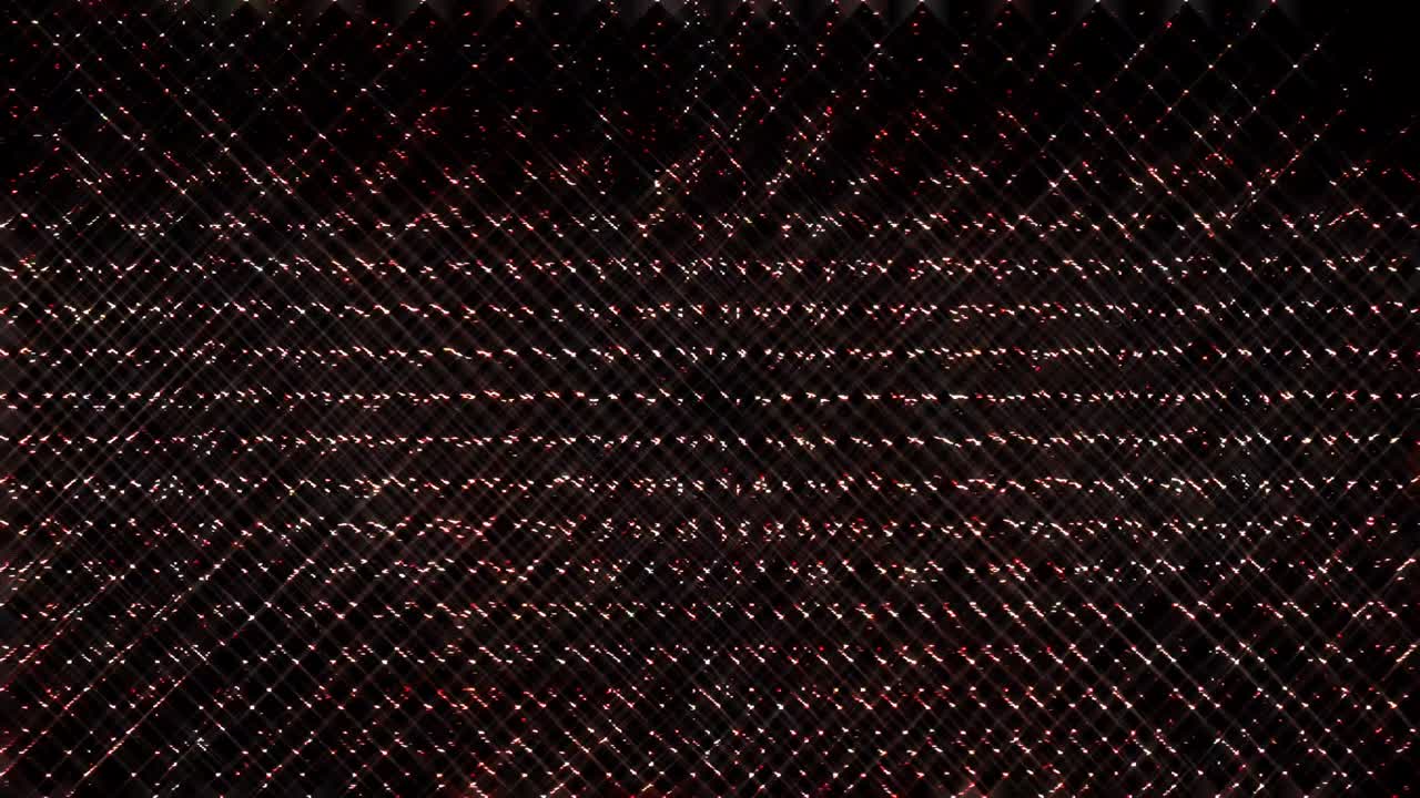 líneas brillantes que establecen el movimiento de la onda, coloridas, sobre un fondo negro