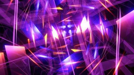 vj loop background of multicolored flashing lights 03.