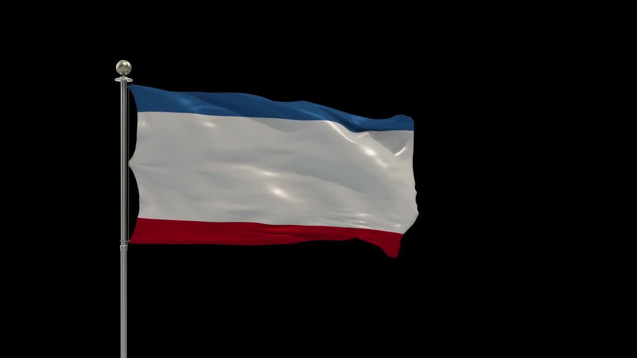 크리미아의 다양한 발은 기둥에 국가 발을 흔들고, 테이블 발