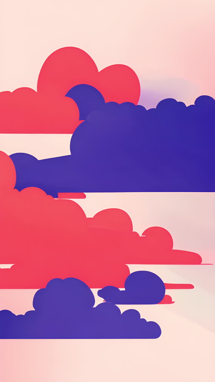 Abstract shapes and colors creating vibrant and dynamic visual experience