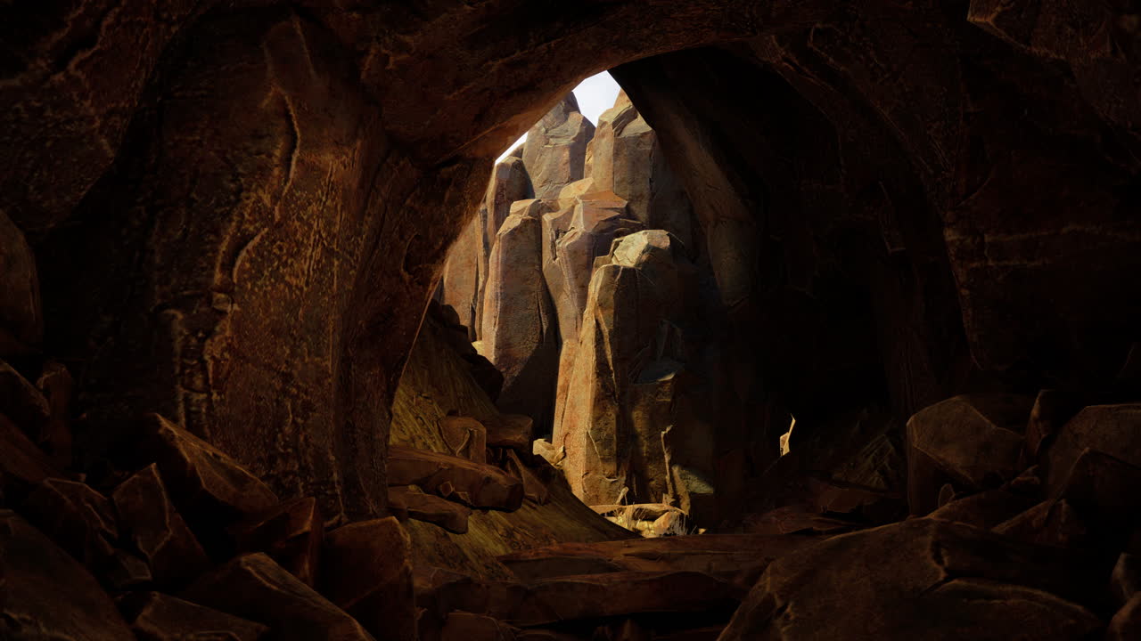 en lo profundo de una cueva