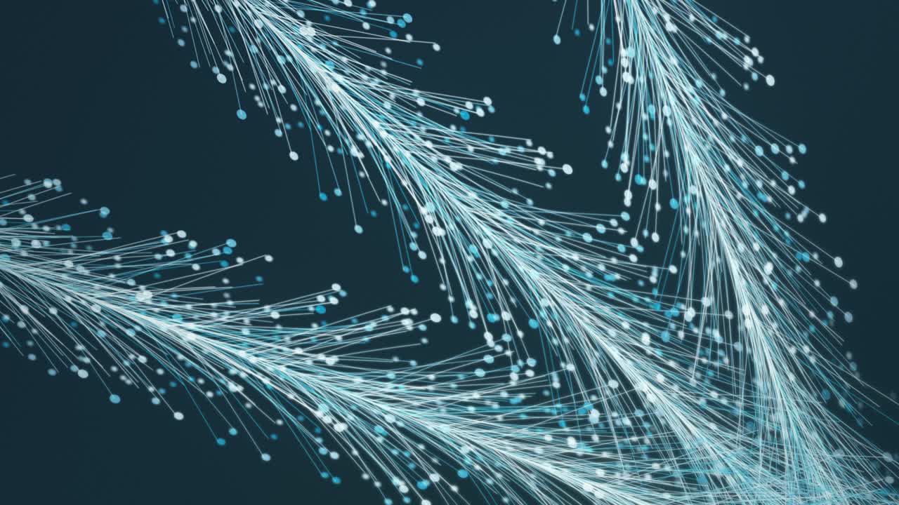 Abstract floral background animation