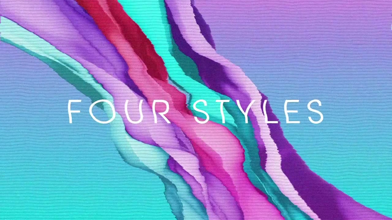 Abstrakcyjne tło ruchome z efektami glitch i nakładkami tekstowymi