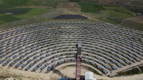 Aerial-View-Of-Solar-Panel-Facility