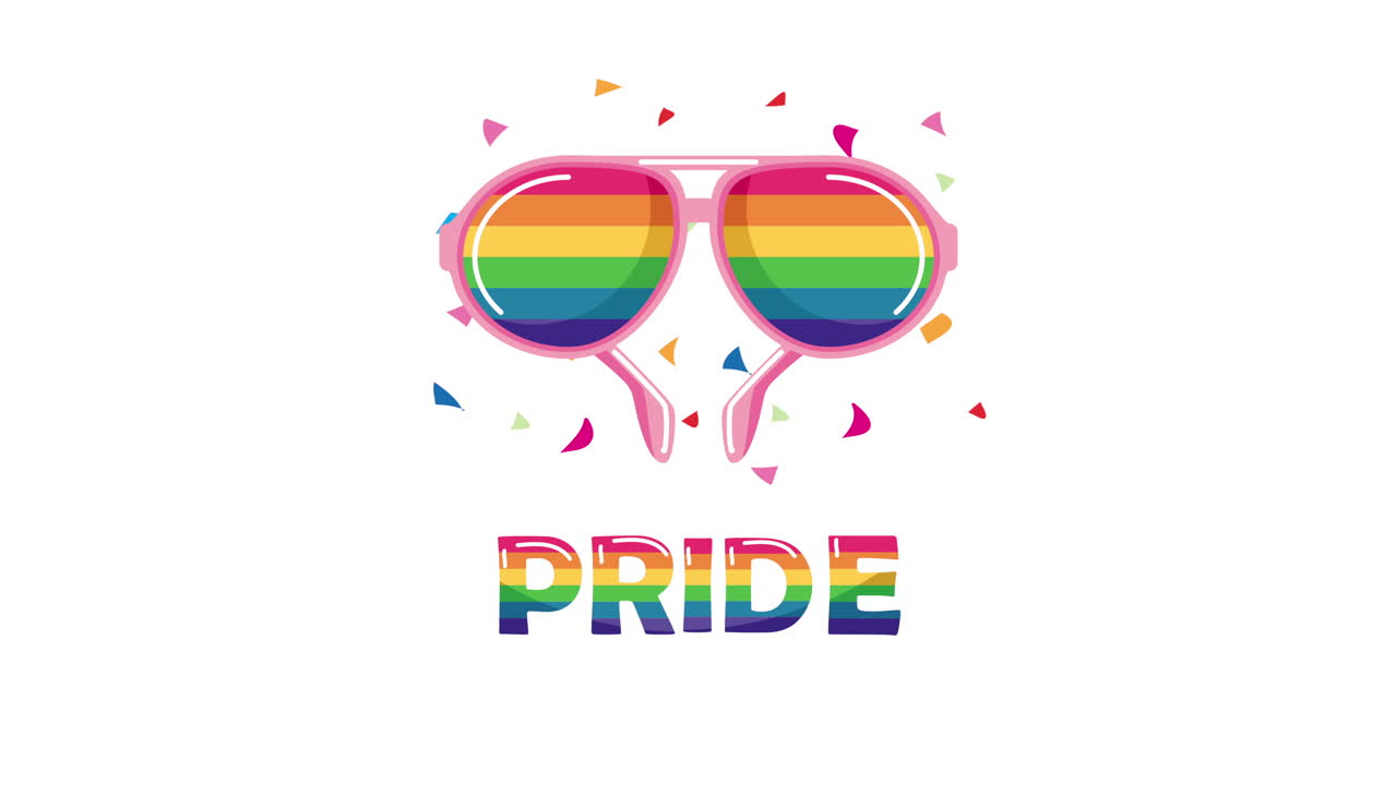 자랑스러운 선글라스 일러스트레이션