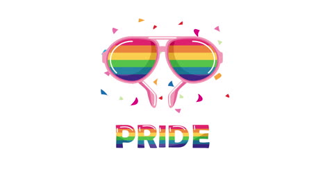 pride sunglasses illustration