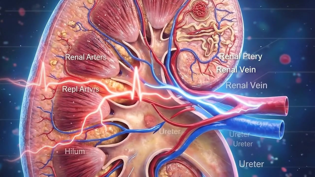 Anatomical 3D Animation of Human Kidney Structure and Function