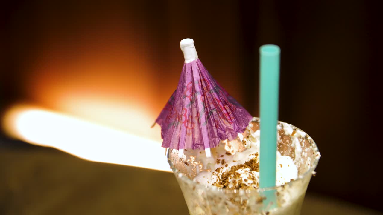 bebida de helado de fiesta