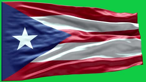 4k highly detailed flag of puerto rico - puerto rico flag high detail - national flag puerto rico wave pattern loopable elements