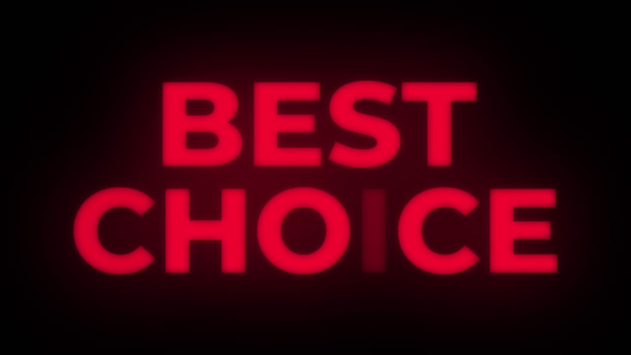 Best Choice Neon Sign
