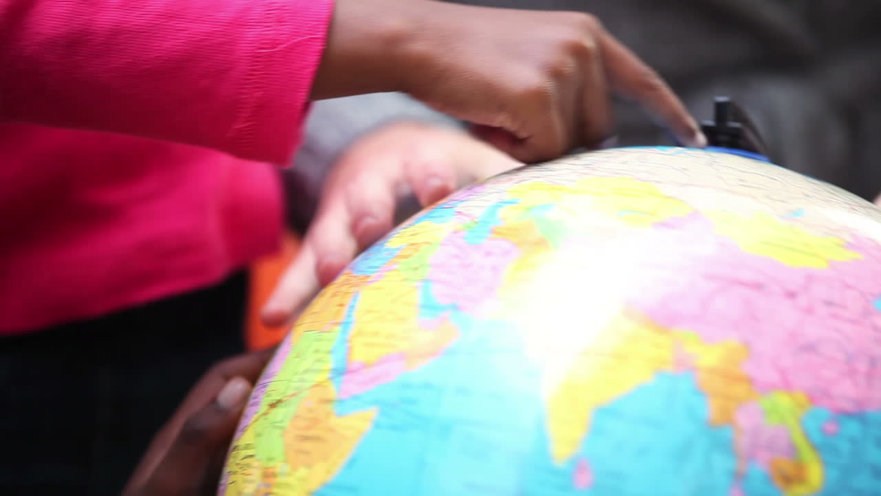 el globo se está girando