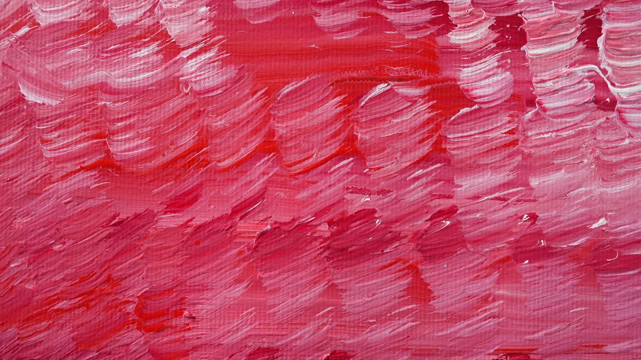ガッシュで描かれた抽象画。動きのある絵の撮影