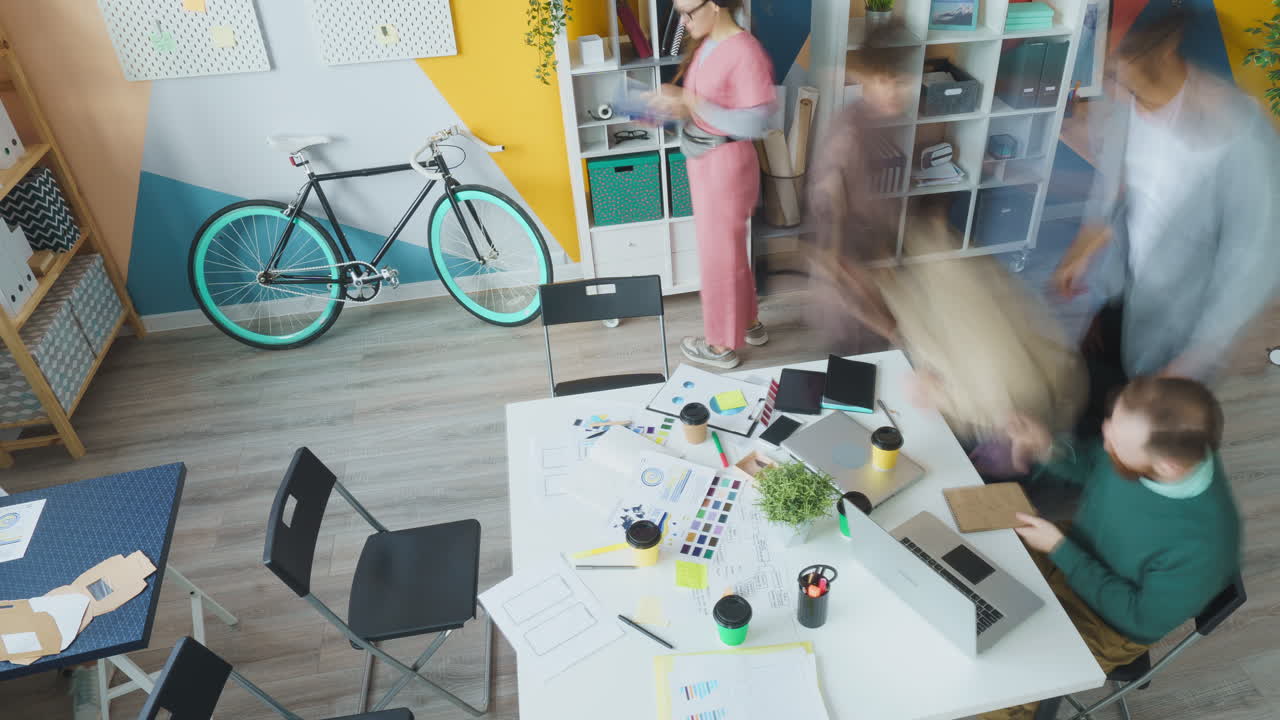 Creative Team in a Busy Design Meeting