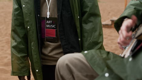 black man with id card