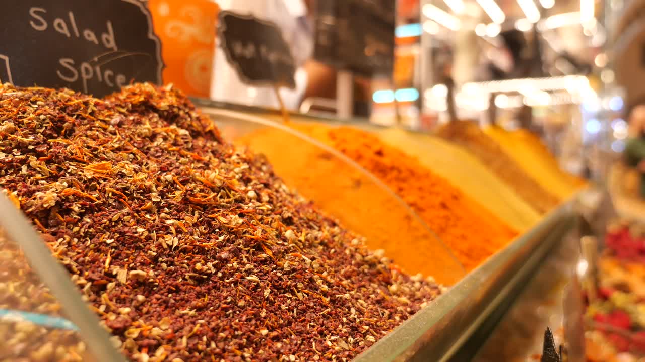 especias para la venta en el mercado