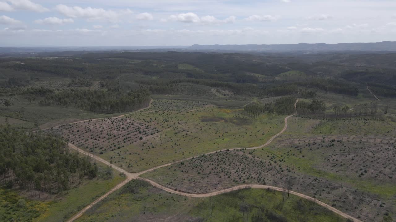 vista aérea del paisaje de proença a nova