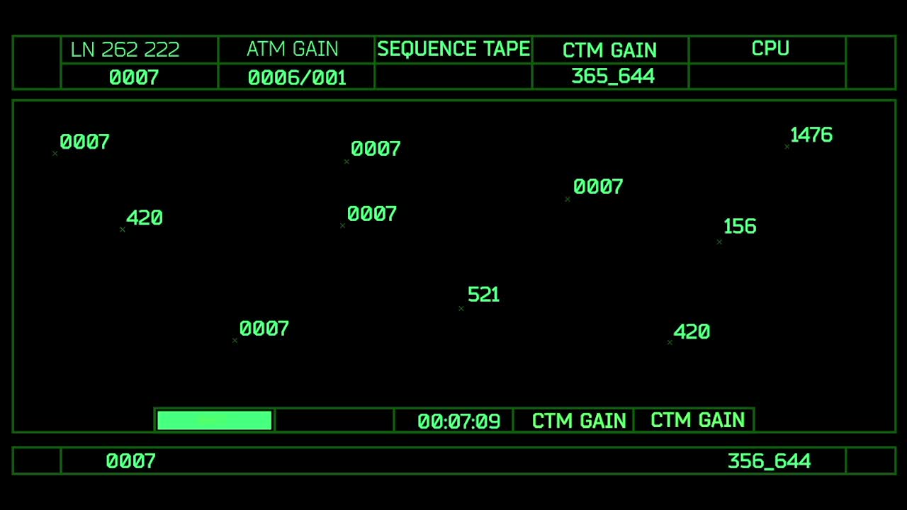 Interfaccia utente HUD retrò