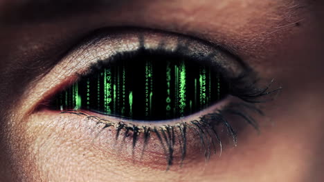 Technologie-Code-Design-Im-Menschlichen-Auge