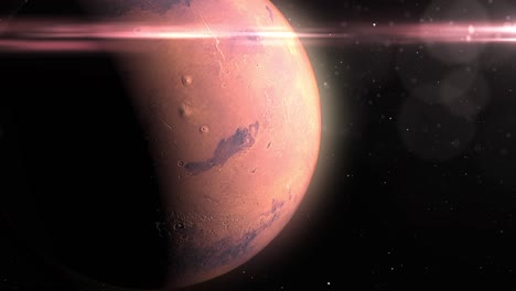 el planeta marte.