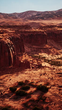 nevada desert landscape with distant mountains