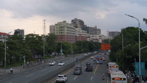 impresionantes imágenes en hd de una autopista en la ciudad de shenzhen, china