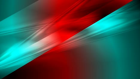 red cyan glossy smooth stripes abstract motion background