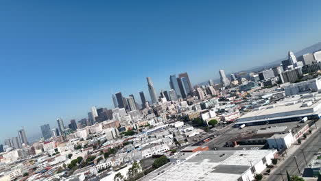 view of downtown from the arts district