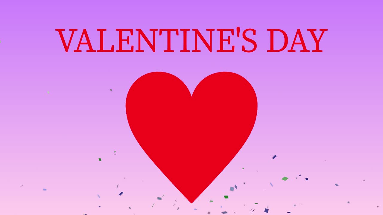 mensaje de valentín texto animación gráficos de movimiento