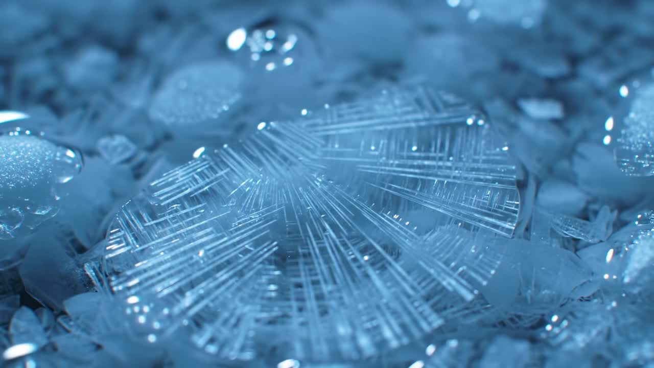 Water Splashing on Crystal Clear Surface During a Serene Moment in Nature