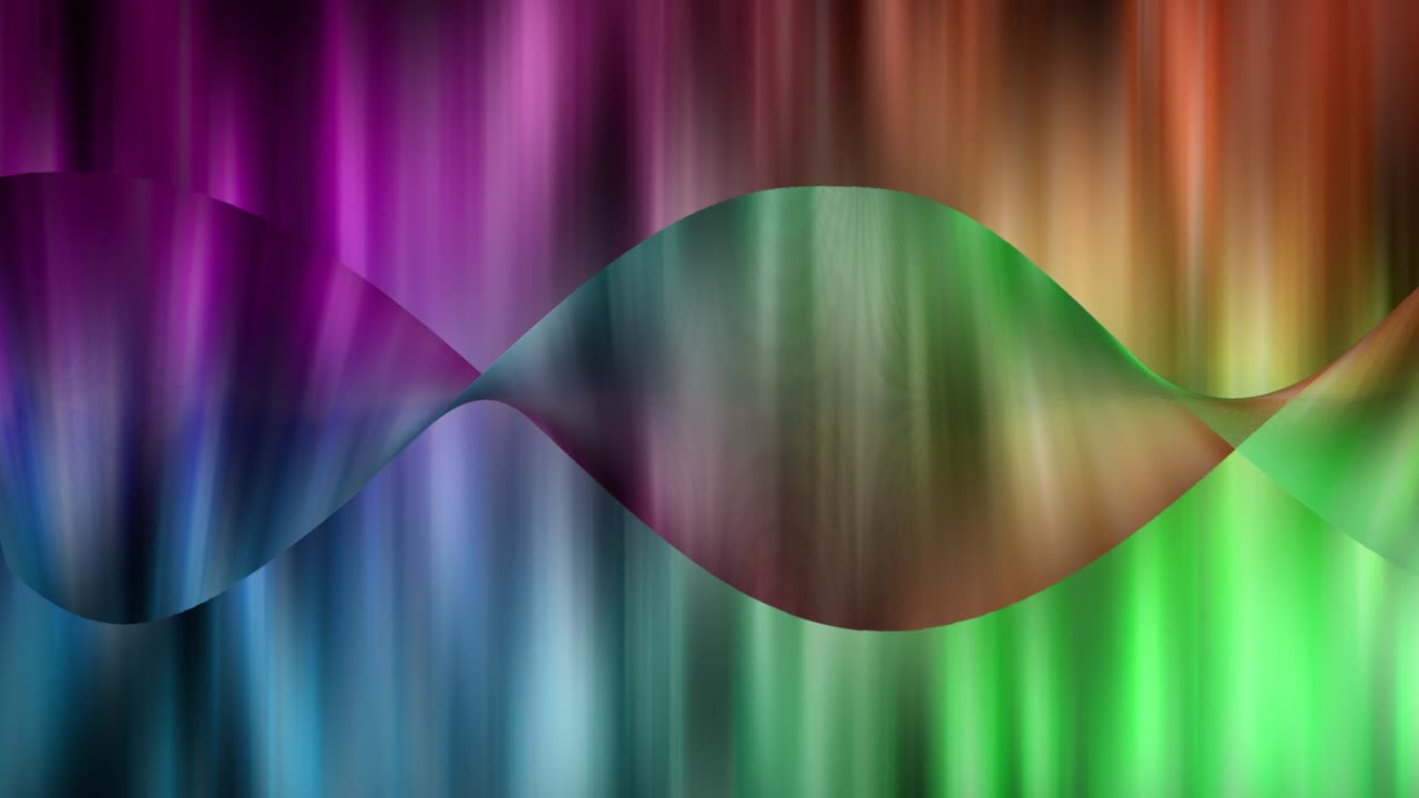 animación de fondo de líneas retorcidas coloridas y giratorias