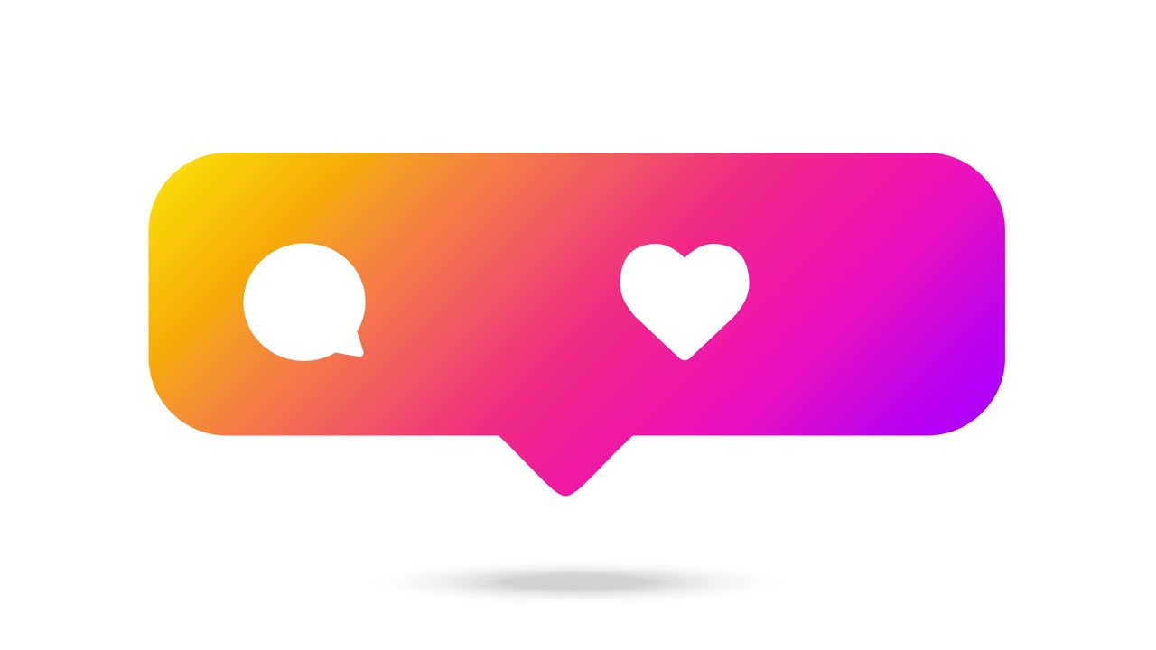 Pop-up vuoto di "Mi piace" e commenti sui social media con icone a forma di cuore e bolla su sfondo bianco per aggiungere i propri dati
