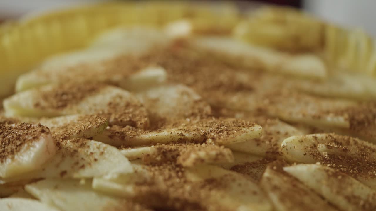 Apple pie preparation