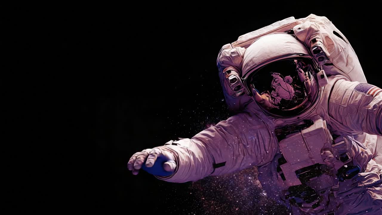 Astounding Journey Through the Cosmos: An Astronaut Navigates the Mysteries of Space Amidst a Stunning, Starry Backdrop of Cosmic Wonders