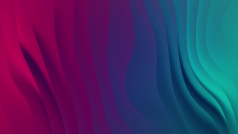 3d modern waves pink and blue background