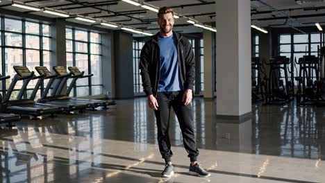 man in a gym