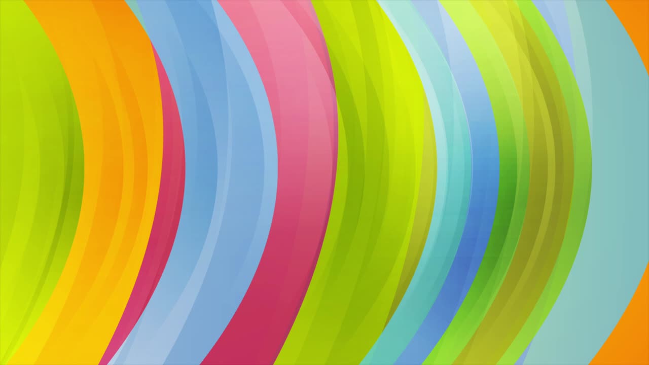 ondas brillantes coloridas fondo de movimiento abstracto