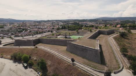 army fortress of são neutel antique historic touristic landmark in chaves, portugal